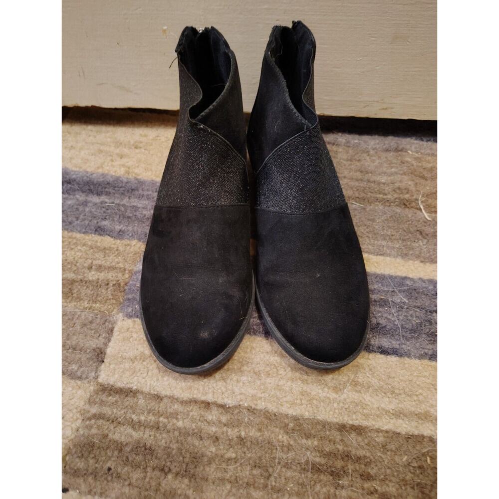 Kenneth Cole reaction black leather boots. Salt gore western booties Size 8